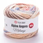 Алпине ангора меланж 150 грама Алпине ангора меланж 150 грама