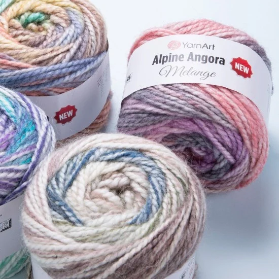 Алпине ангора меланж 150 грама Алпине ангора меланж 150 грама