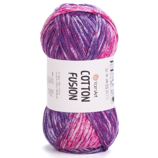 Котън Фюжън - шарена лятна прежда Котън Фюжън - шарена лятна прежда