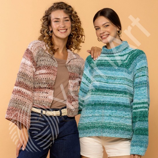 Долче Вита - шарена амигуруми прежда