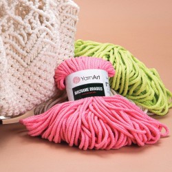 Макраме брейдид плетено въже 4мм 250 грама Макраме брейдид плетено въже 4мм 250 грама