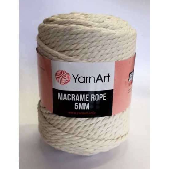 Макраме въже 5мм (500гр.) Макраме въже 5мм (500гр.)