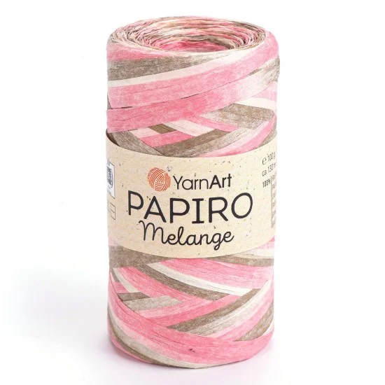 Папиро Меланж Raffia рафия хартиена прежда Папиро Меланж Raffia рафия хартиена прежда