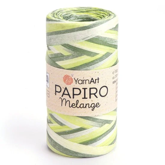 Папиро Меланж Raffia рафия хартиена прежда Папиро Меланж Raffia рафия хартиена прежда