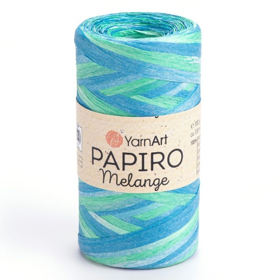 Папиро Меланж Raffia рафия хартиена прежда Папиро Меланж Raffia рафия хартиена прежда
