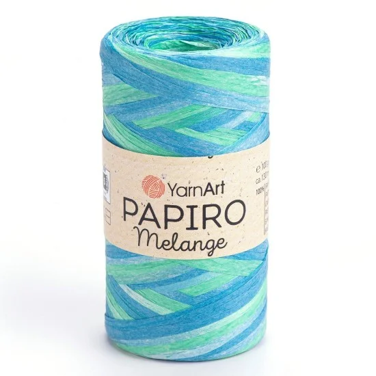 Папиро Меланж Raffia рафия хартиена прежда Папиро Меланж Raffia рафия хартиена прежда