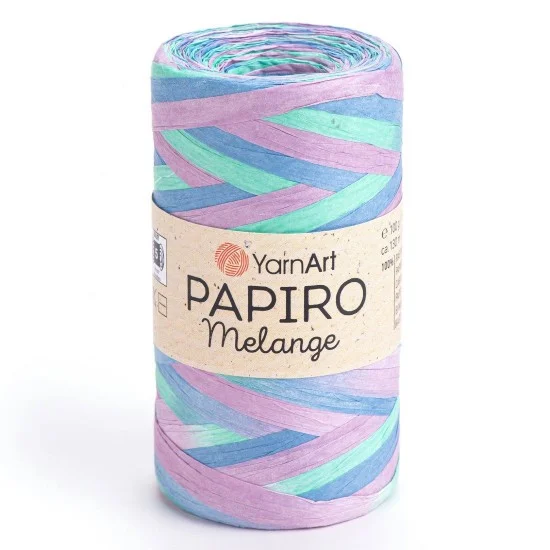 Папиро Меланж Raffia рафия хартиена прежда Папиро Меланж Raffia рафия хартиена прежда