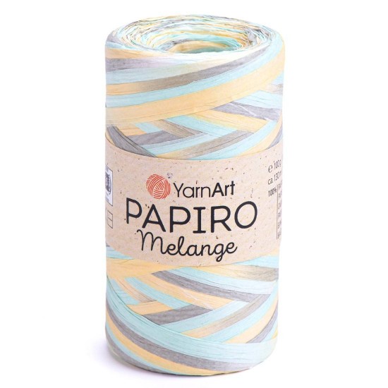 Папиро Меланж Raffia рафия хартиена прежда Папиро Меланж Raffia рафия хартиена прежда