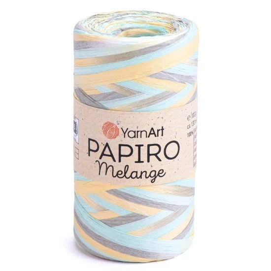 Папиро Меланж Raffia рафия хартиена прежда Папиро Меланж Raffia рафия хартиена прежда