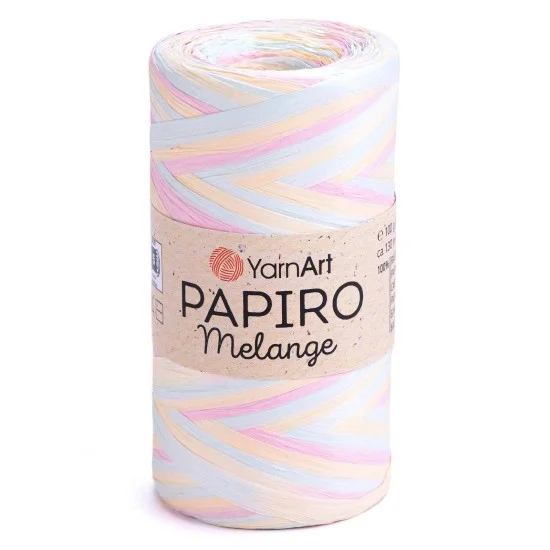Папиро Меланж Raffia рафия хартиена прежда Папиро Меланж Raffia рафия хартиена прежда