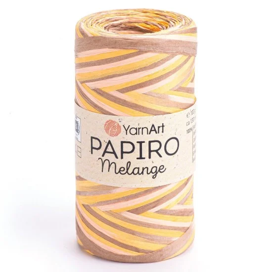 Папиро Меланж Raffia рафия хартиена прежда Папиро Меланж Raffia рафия хартиена прежда
