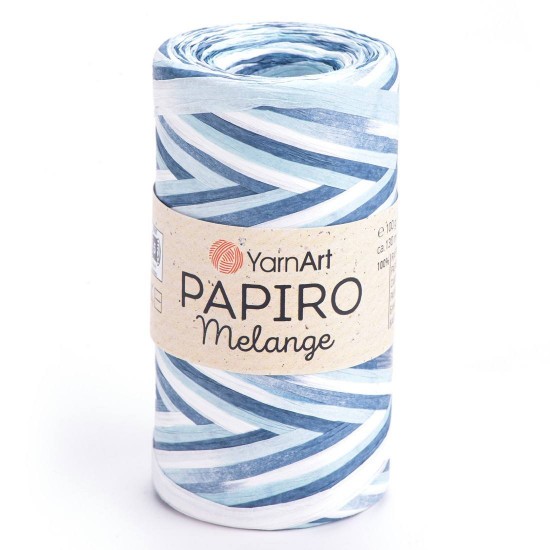 Папиро Меланж Raffia рафия хартиена прежда Папиро Меланж Raffia рафия хартиена прежда
