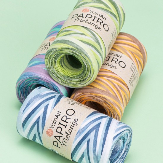 Папиро Меланж Raffia рафия хартиена прежда Папиро Меланж Raffia рафия хартиена прежда