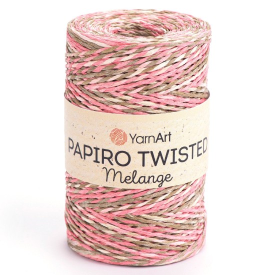 Папиро Туистед Меланж Raffia рафия хартиена прежда Папиро Туистед Меланж Raffia рафия хартиена прежда