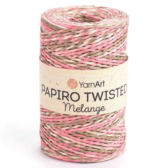Папиро Туистед Меланж Raffia рафия хартиена прежда Папиро Туистед Меланж Raffia рафия хартиена прежда