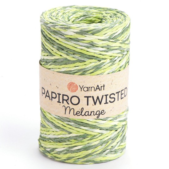 Папиро Туистед Меланж Raffia рафия хартиена прежда Папиро Туистед Меланж Raffia рафия хартиена прежда