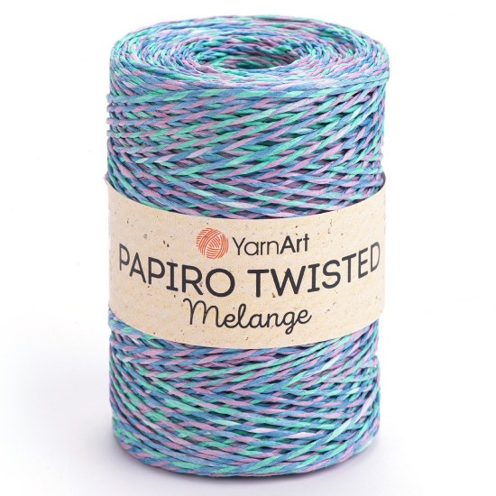 Папиро Туистед Меланж Raffia рафия хартиена прежда Папиро Туистед Меланж Raffia рафия хартиена прежда