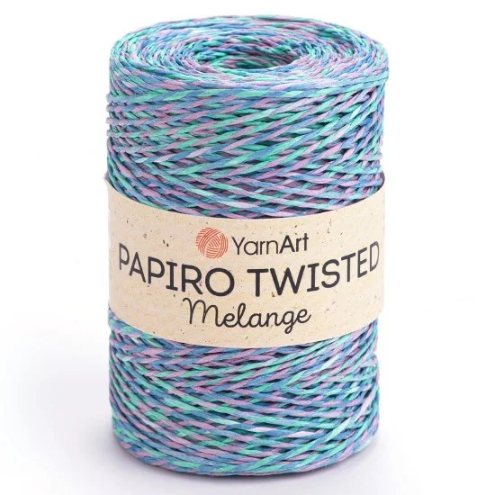 Папиро Туистед Меланж Raffia рафия хартиена прежда Папиро Туистед Меланж Raffia рафия хартиена прежда