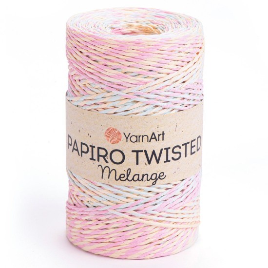 Папиро Туистед Меланж Raffia рафия хартиена прежда Папиро Туистед Меланж Raffia рафия хартиена прежда