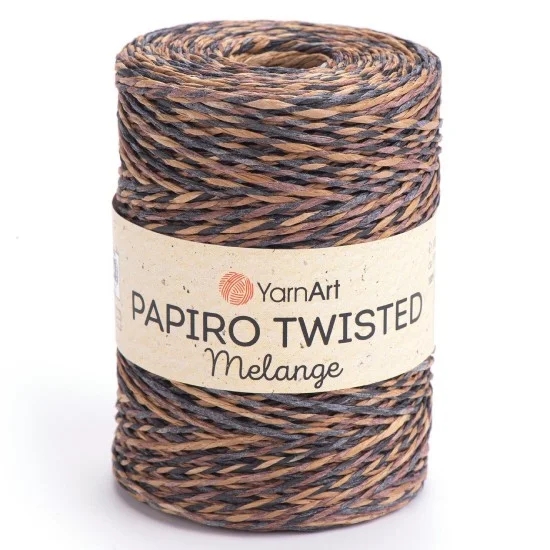 Папиро Туистед Меланж Raffia рафия хартиена прежда Папиро Туистед Меланж Raffia рафия хартиена прежда