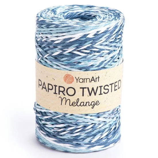 Папиро Туистед Меланж Raffia рафия хартиена прежда Папиро Туистед Меланж Raffia рафия хартиена прежда