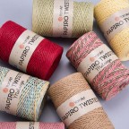 Папиро Туистед Меланж Raffia рафия хартиена прежда Папиро Туистед Меланж Raffia рафия хартиена прежда
