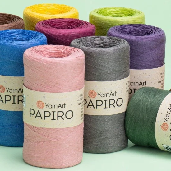 Папиро Raffia рафия хартиена прежда Папиро Raffia рафия хартиена прежда