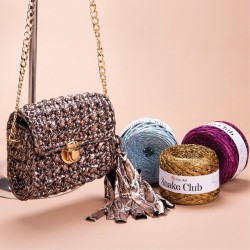 Снейк клъб - премиум текстилна прежда 170 грама