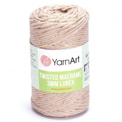Туистед макраме лурекс 3мм 250 грама