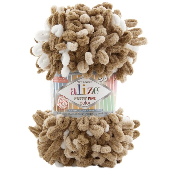 Пуфи файн колор